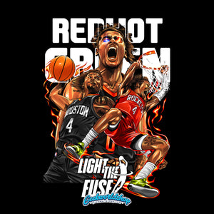 Jalen Green | Houston Rockets T-Shirt | Retro Basketball Style – NBA Fan Must-Have