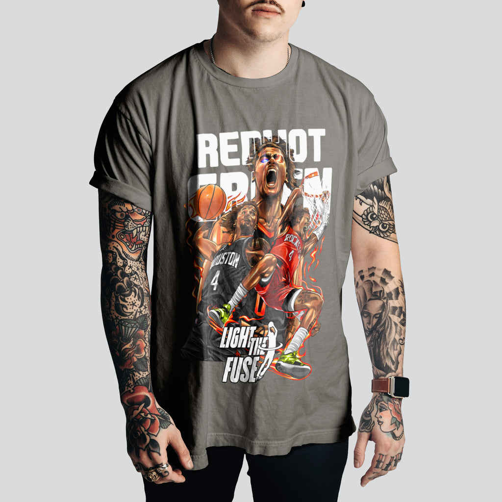 Jalen Green | Houston Rockets T-Shirt | Retro Basketball Style – NBA Fan Must-Have