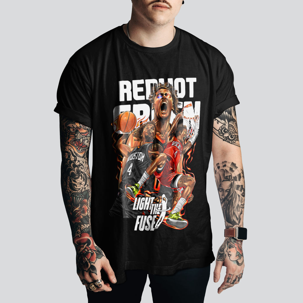 Jalen Green | Houston Rockets T-Shirt | Retro Basketball Style – NBA Fan Must-Have