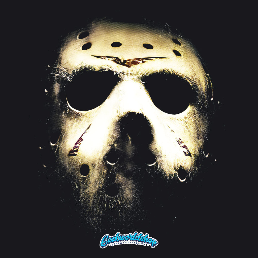 Jason Voorhes Mask "Friday the 13th" T-Shirt |  Horror Tee – Pop Culture & Thriller Vibes