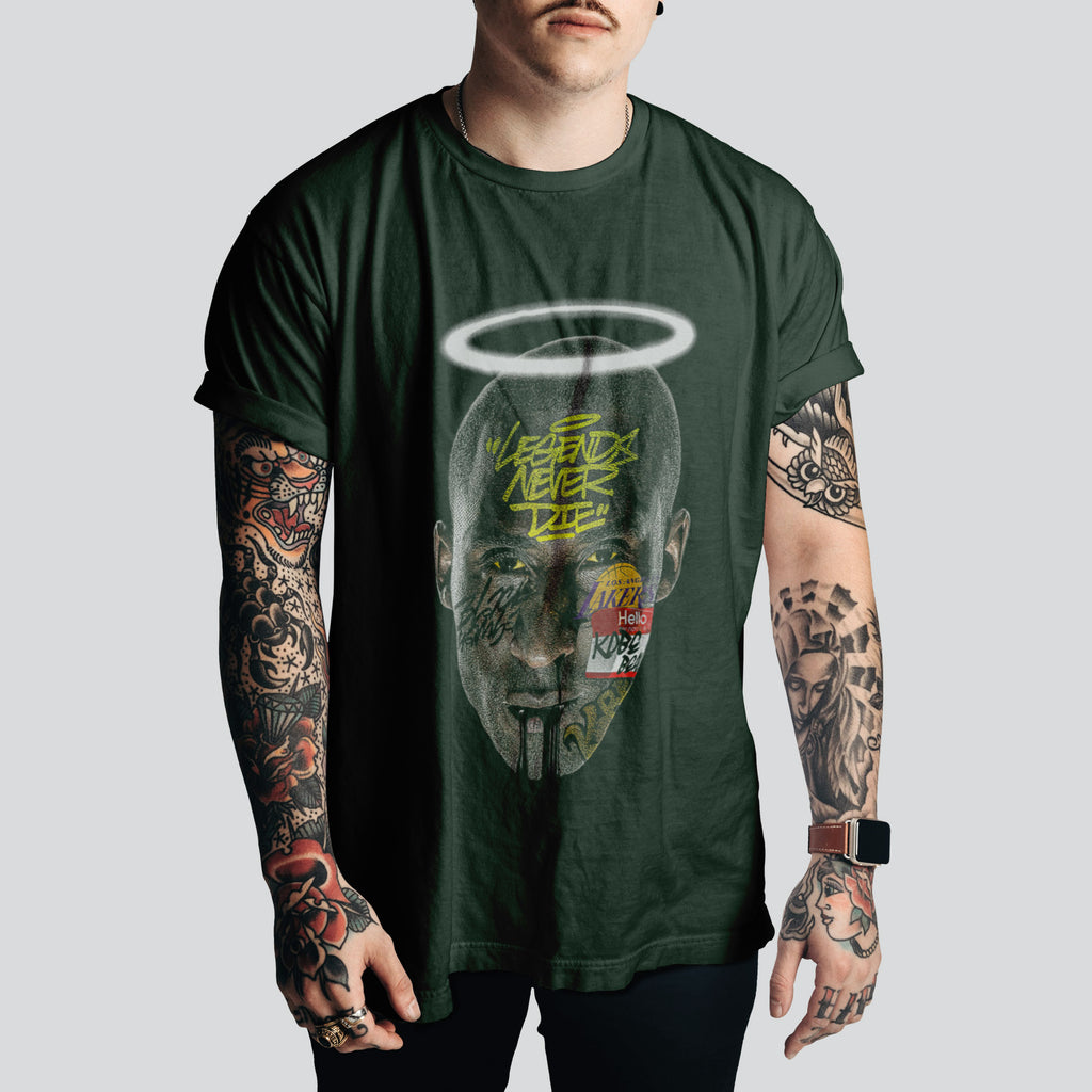 Kobe Bryant (Big Head) T-Shirt | Retro Basketball Style – NBA Fan Must-Have