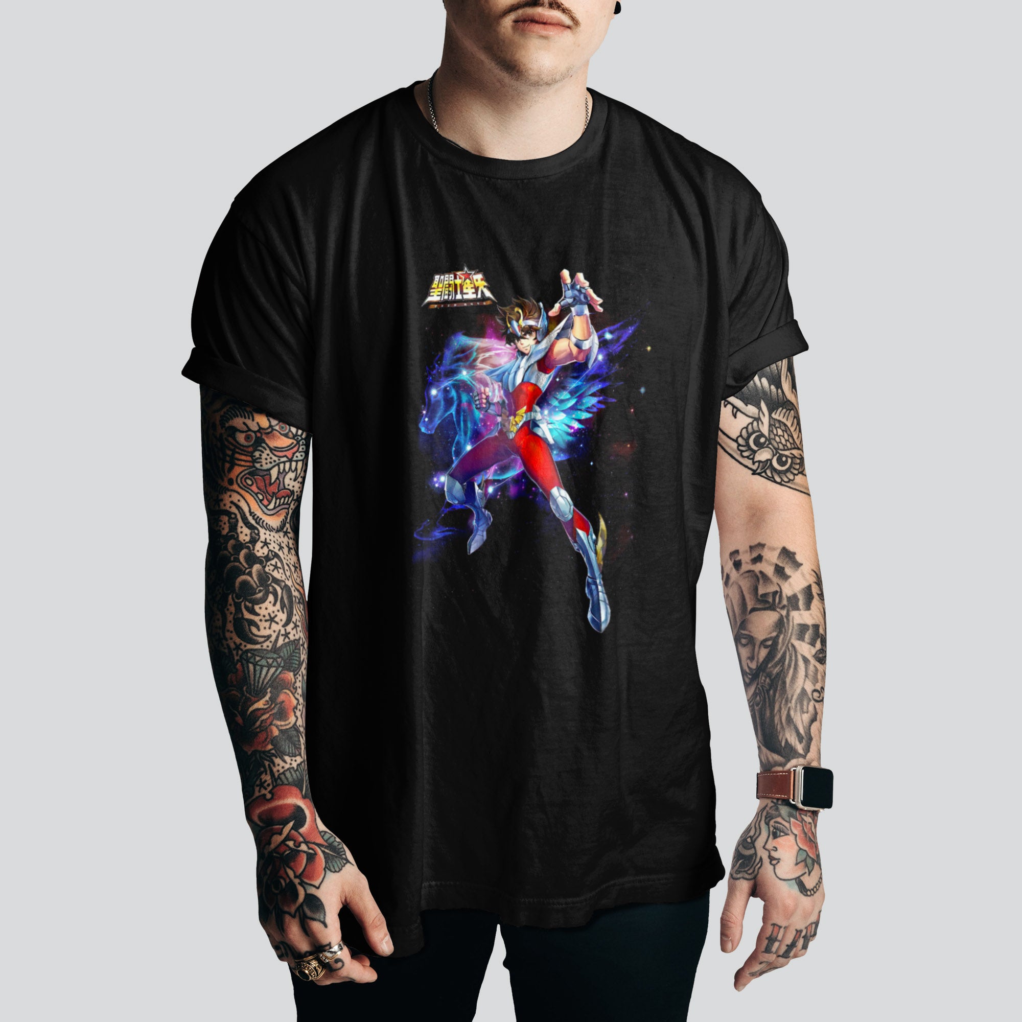 Pegasus Seiya T-Shirt | Saint Seiya Tee – Zodiac Knights Edition