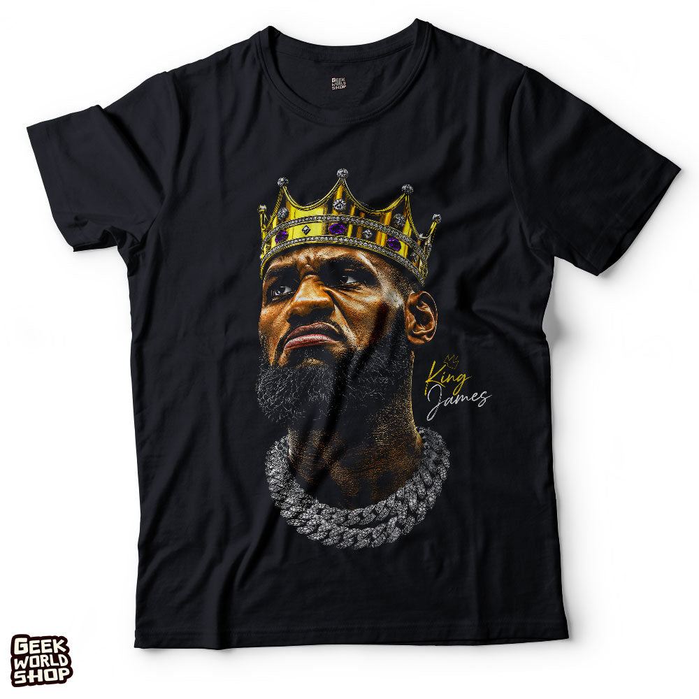 King James: Crown Edition – Lebron James Premium T-Shirt