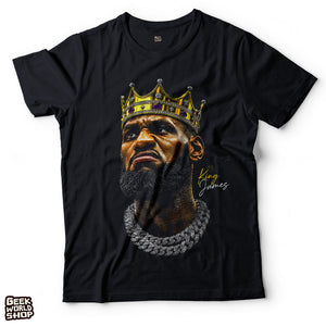 King James: Crown Edition – Lebron James Premium T-Shirt