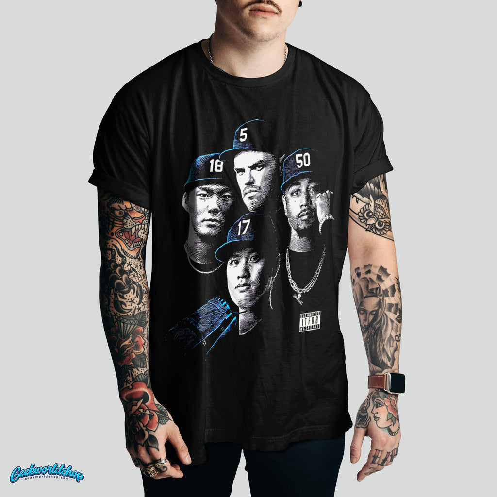 LA Champions 2025 Dodgers N.W.A. Fan Art T-Shirt – Streetwear Tee