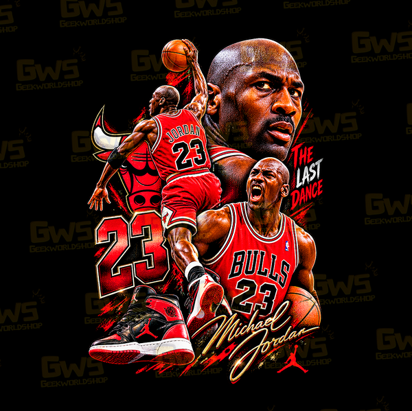 Michael Jordan "The Last Dance" T-Shirt - Chicago Bulls Vintage Retro T Shirt