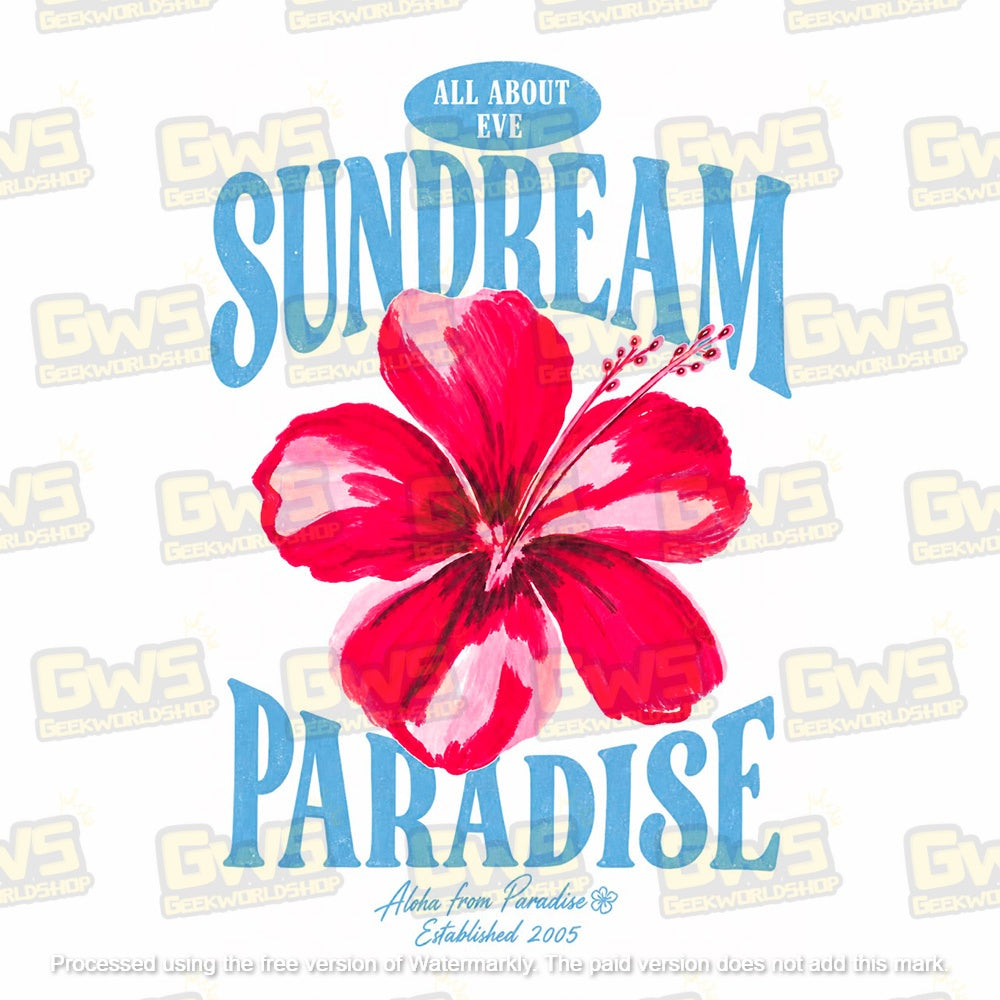 Sundream Paradise Hibiscus Oversized T-Shirt - Tropical Coastal