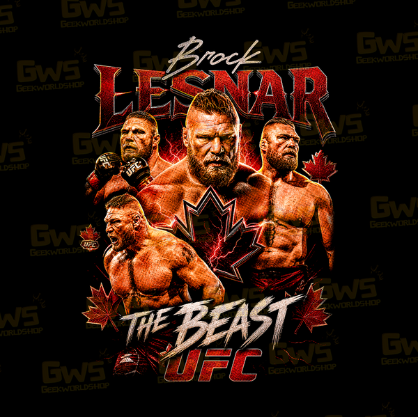 Brock Lesnar - The Beast T-Shirt – UFC Heavyweight Champion Vintage Bootleg