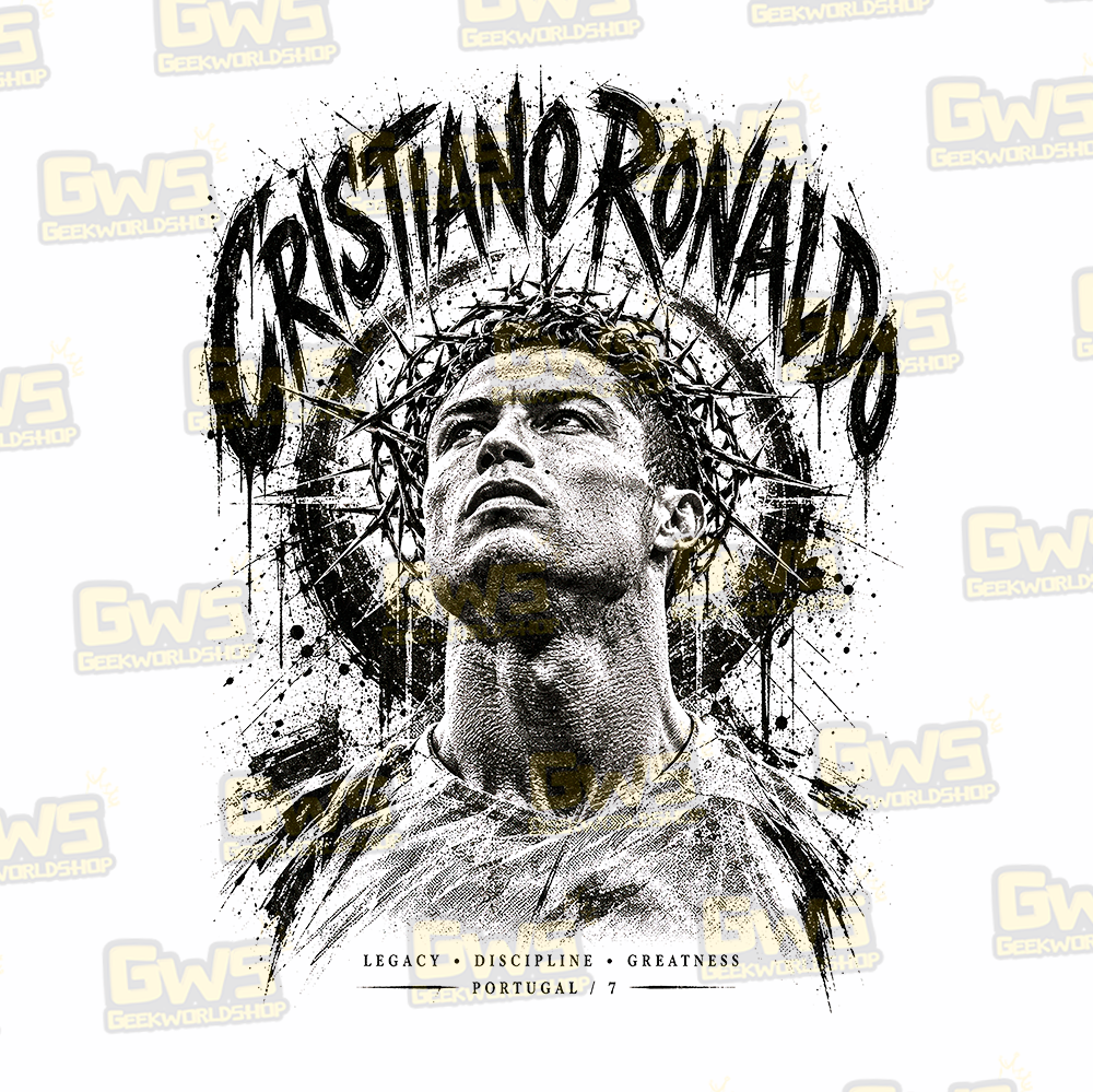 Cristiano Ronaldo CR7 Vintage T-Shirt – Legacy Discipline Greatness