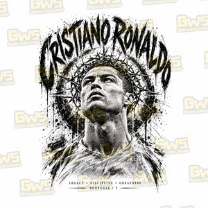 Cristiano Ronaldo CR7 Vintage T-Shirt – Legacy Discipline Greatness
