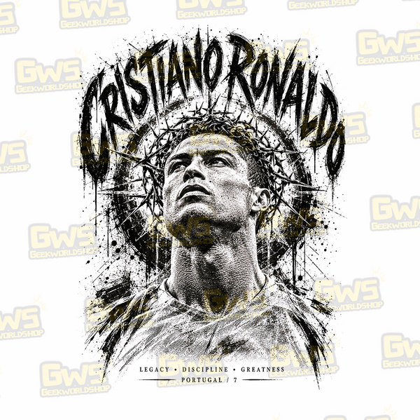 Cristiano Ronaldo CR7 Vintage T-Shirt – Legacy Discipline Greatness