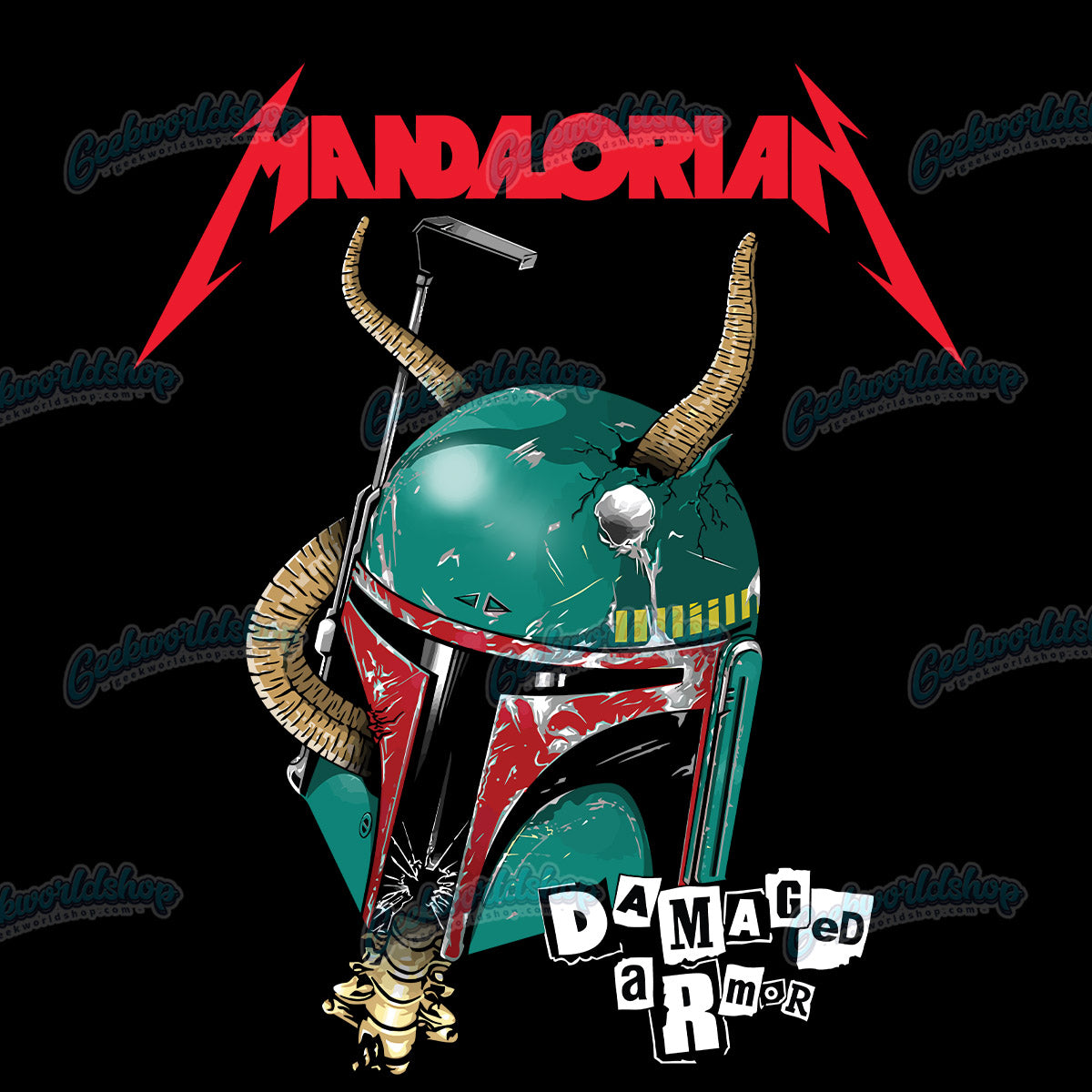 The mandalorian / Metallica Pop Culture T-Shirt | Iconic Graphic Tee for Fans
