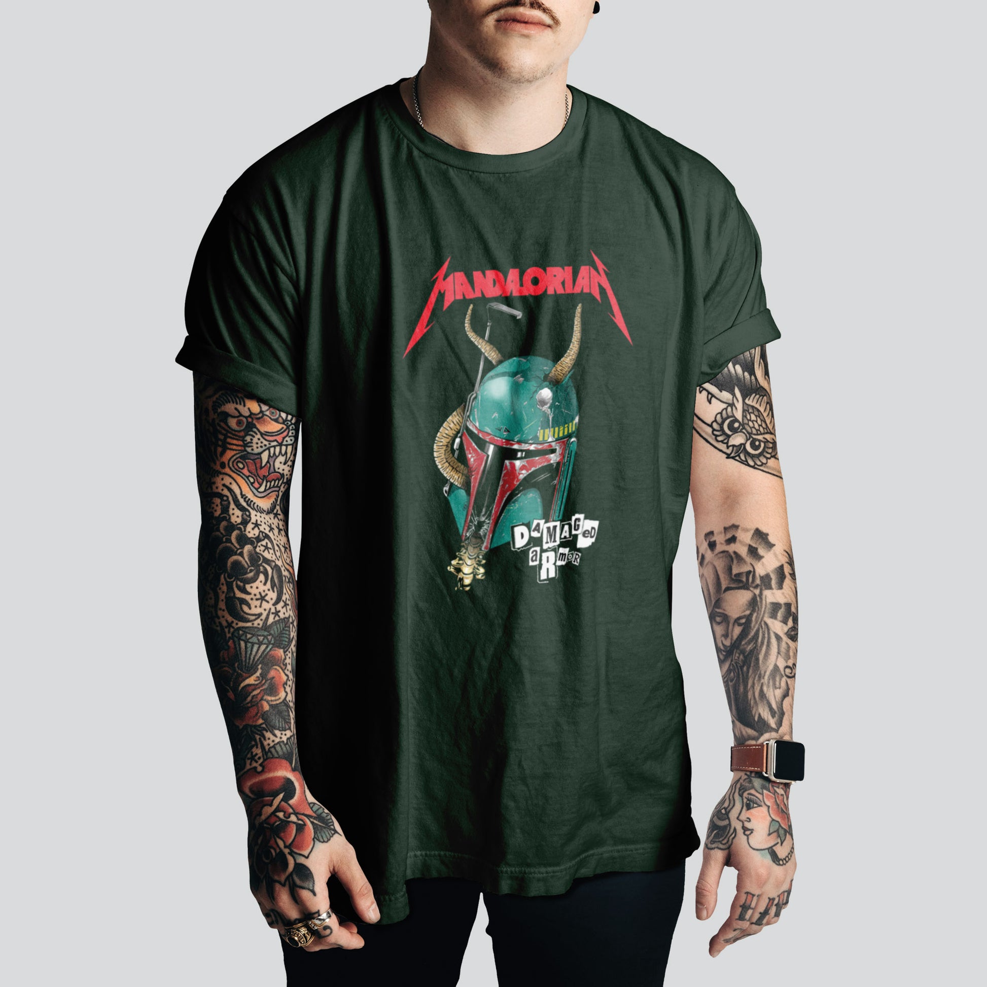 The mandalorian / Metallica Pop Culture T-Shirt | Iconic Graphic Tee for Fans