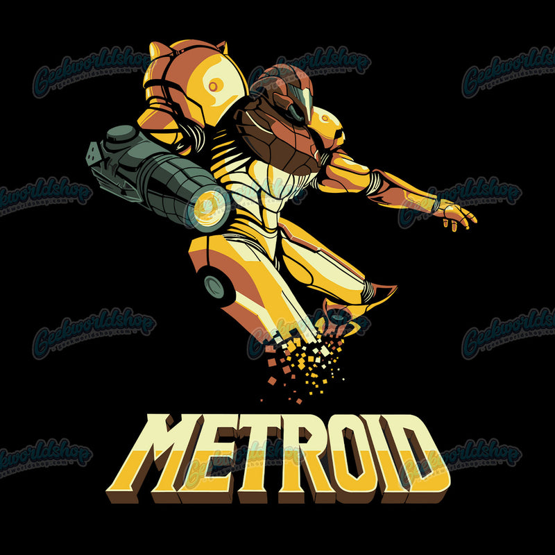 Metroid Retro Cartoon T-Shirt | 80s & 90s Nostalgia Apparel