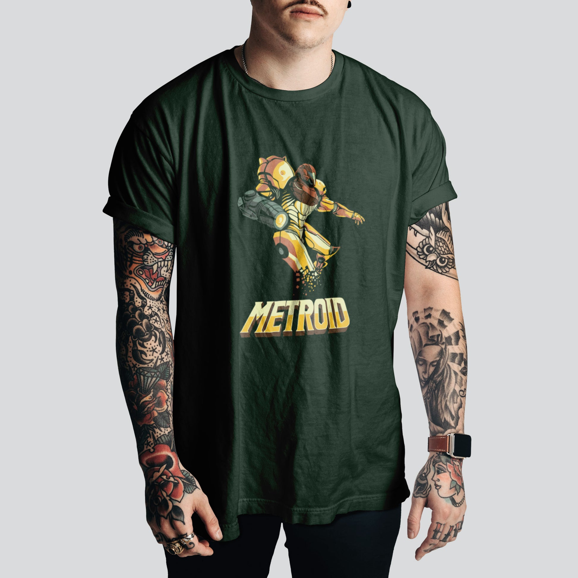 Metroid Retro Cartoon T-Shirt | 80s & 90s Nostalgia Apparel