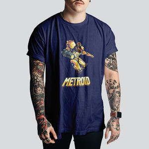 Metroid Retro Cartoon T-Shirt | 80s & 90s Nostalgia Apparel