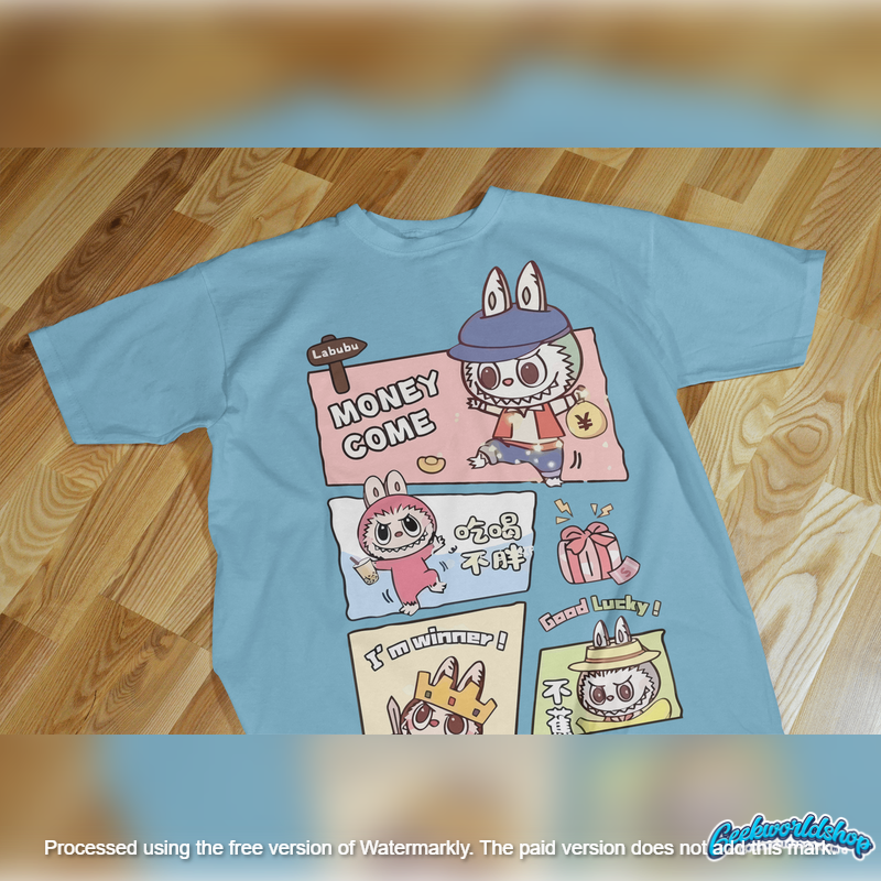 Labubu T-Shirt PNG Designs – Digital Download for DIY Printing