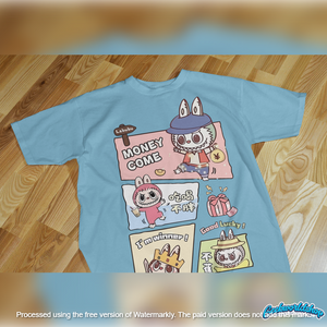 Labubu T-Shirt PNG Designs – Digital Download for DIY Printing