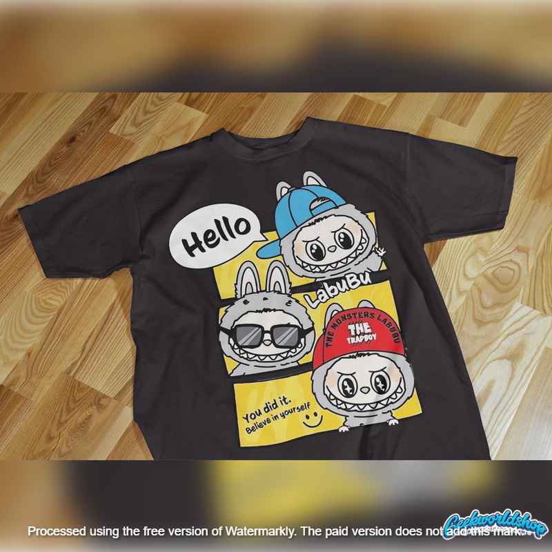 Labubu T-Shirt PNG Designs – Digital Download for DIY Printing