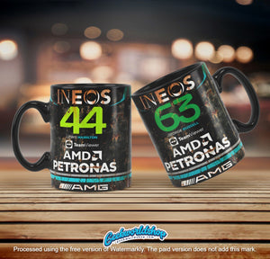 Formula 1 Mug Template Design – DIY Printable for Racing Fans
