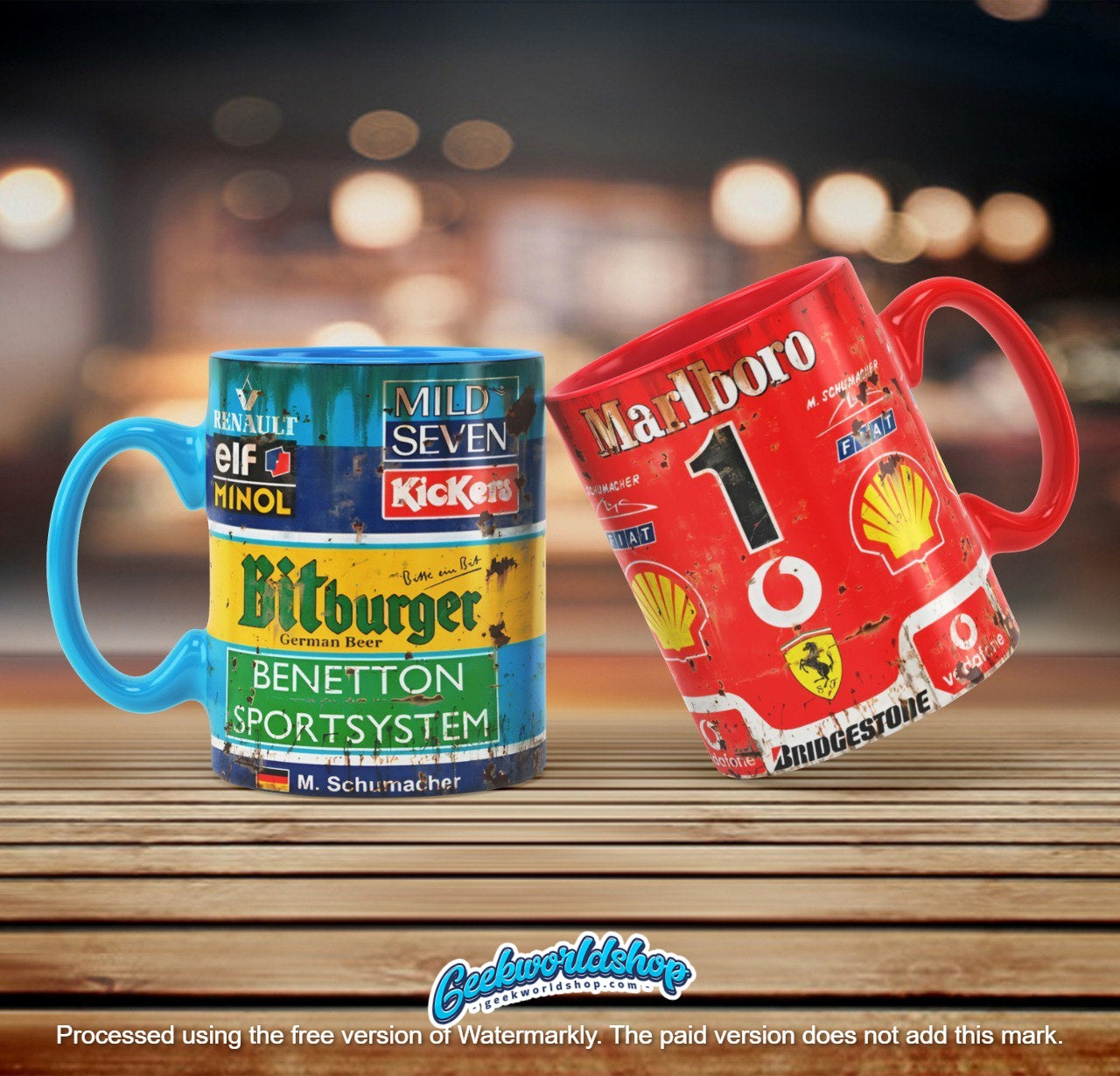 Formula 1 Mug Template Design – DIY Printable for Racing Fans