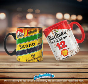 Formula 1 Mug Template Design – DIY Printable for Racing Fans