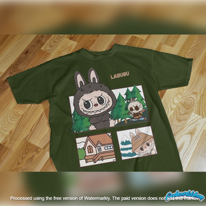 Labubu T-Shirt PNG Designs – Digital Download for DIY Printing