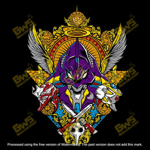 Neon Genesis Evangelion Unit-01 Heraldic Crest T-Shirt