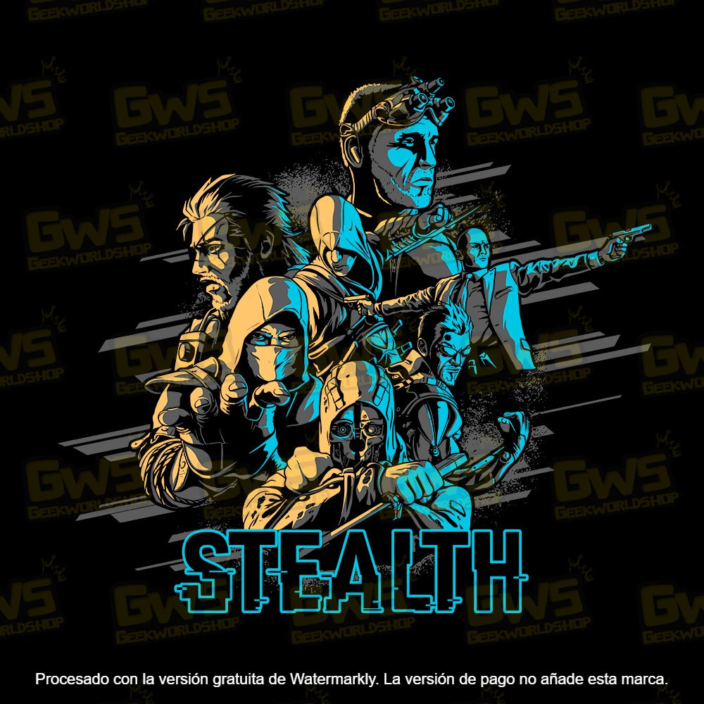 Stealth Video Game Legends Crossover T-Shirt
