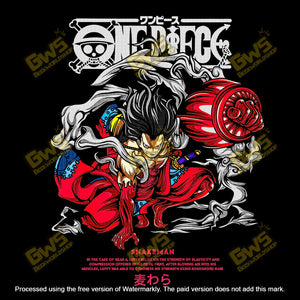 One Piece Monkey D. Luffy Gear 4 Snakeman T-Shirt