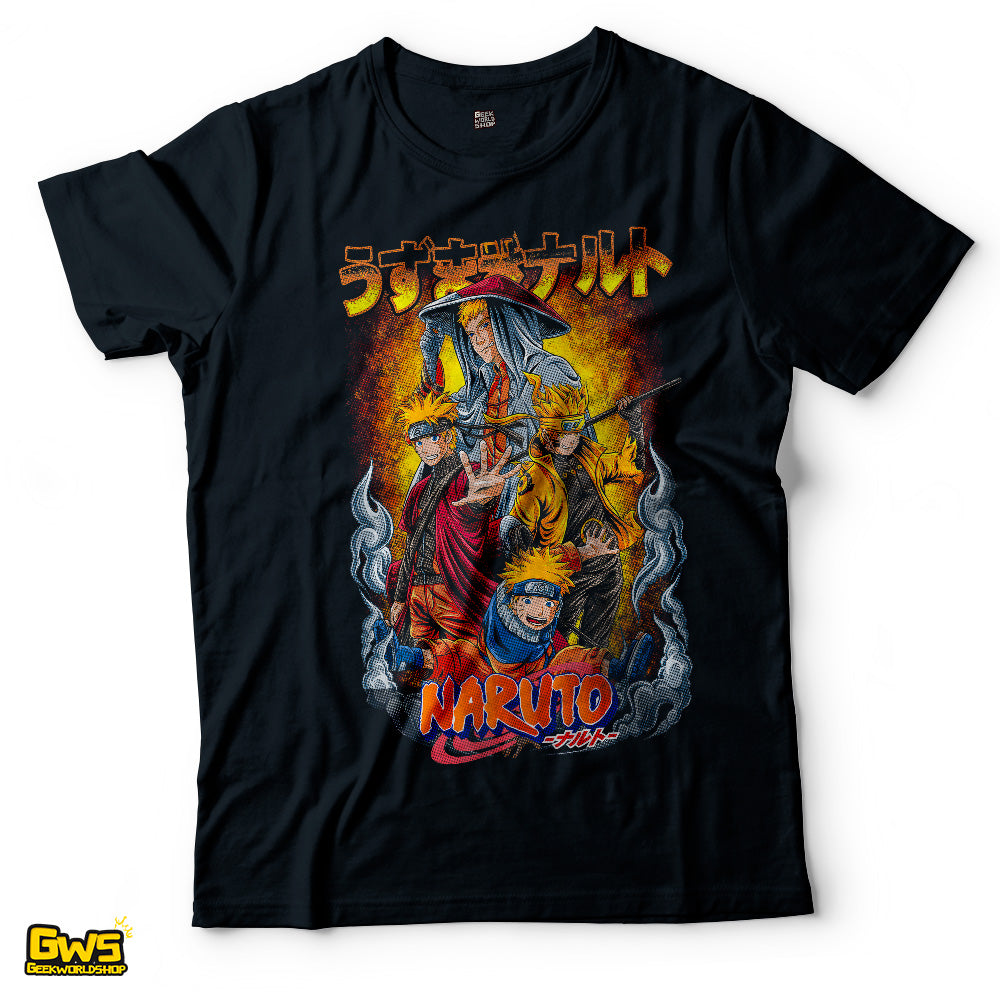 Naruto Uzumaki Multi-Form Evolution T-Shirt