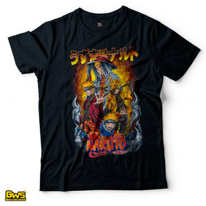 Naruto Uzumaki Multi-Form Evolution T-Shirt