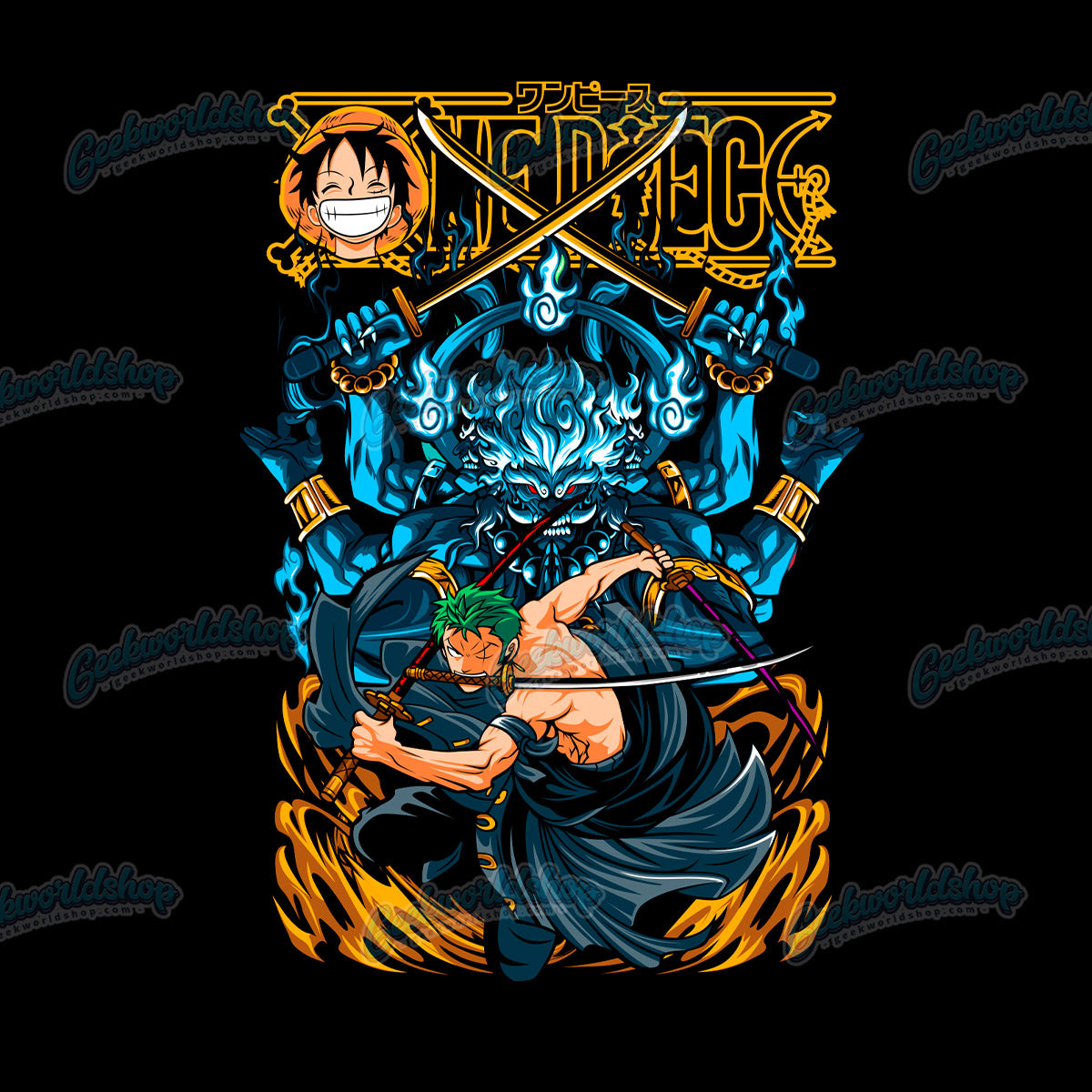 Zoro - One Piece T-Shirt | Anime Tee for True Pirates – Manga Style & Epic Adventure