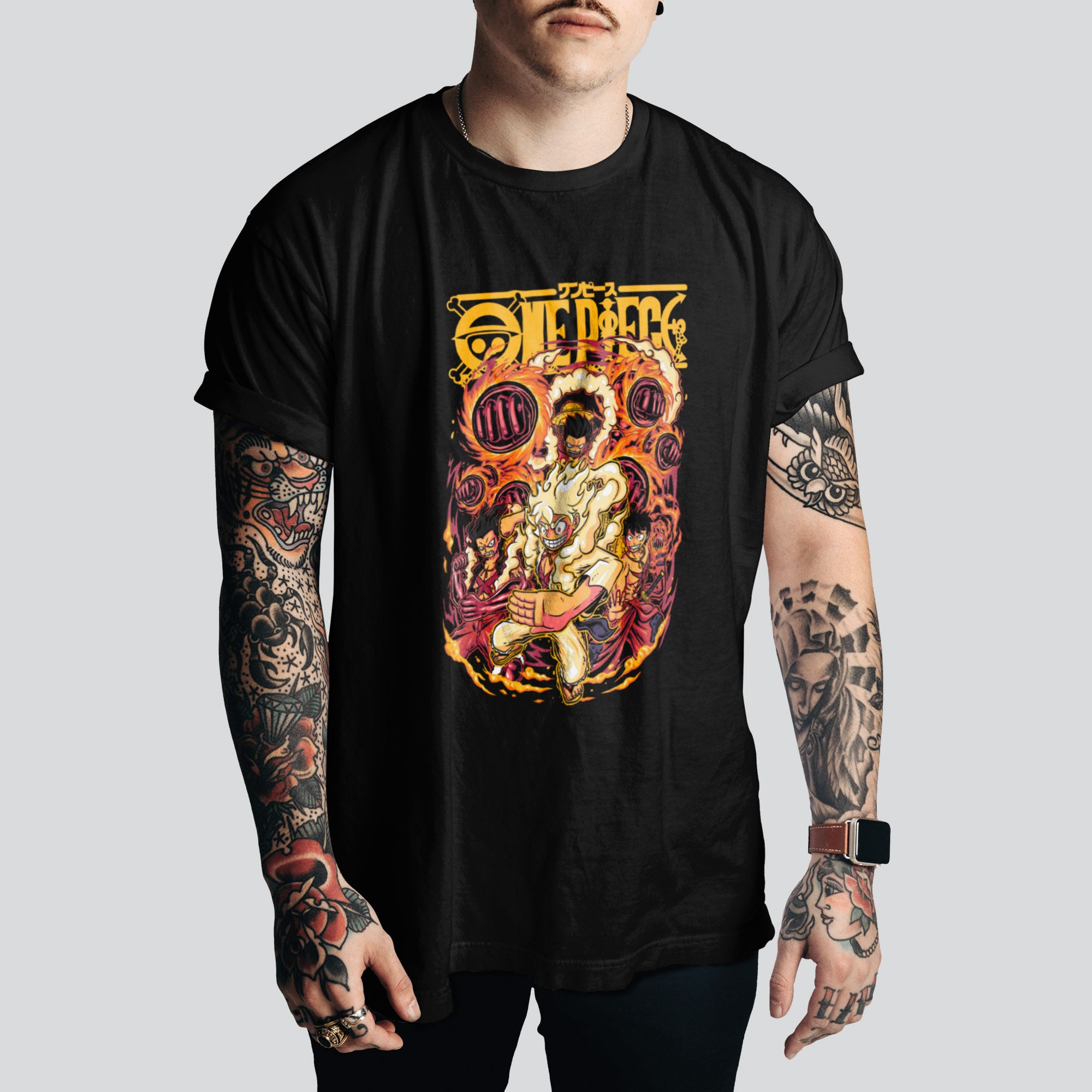 Luffy gears One Piece T-Shirt | Anime Tee for True Pirates – Manga Style & Epic Adventure