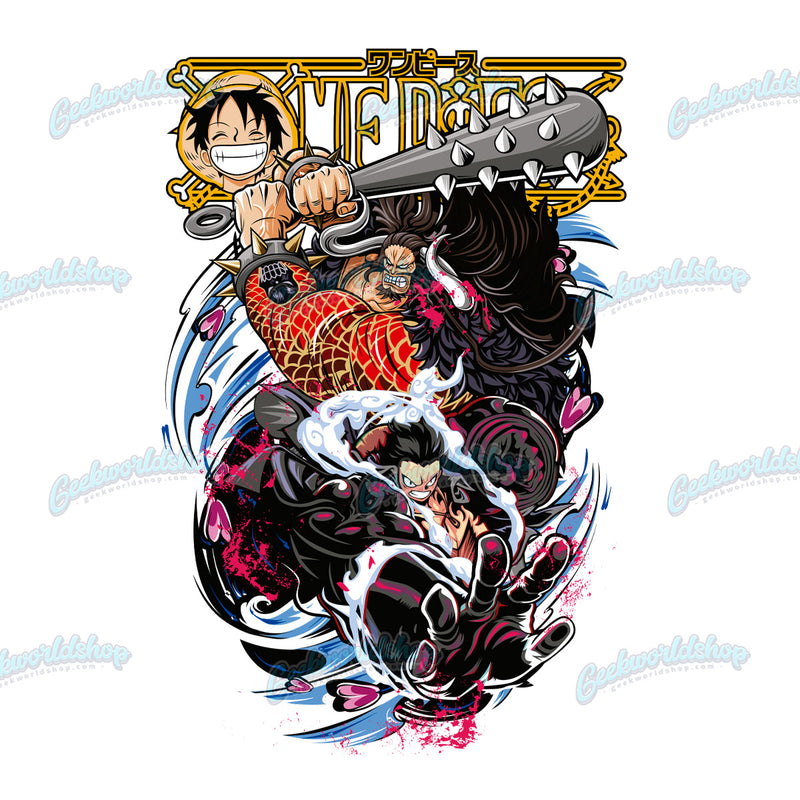 Luffy Kaido - One Piece T-Shirt | Anime Tee for True Pirates – Manga Style & Epic Adventure