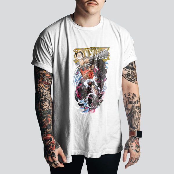 Luffy Kaido - One Piece T-Shirt | Anime Tee for True Pirates – Manga Style & Epic Adventure