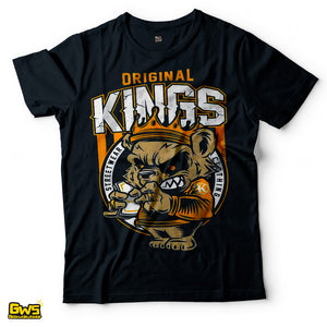 Original Kings Streetwear T-Shirt – Urban Crown Bear Tee