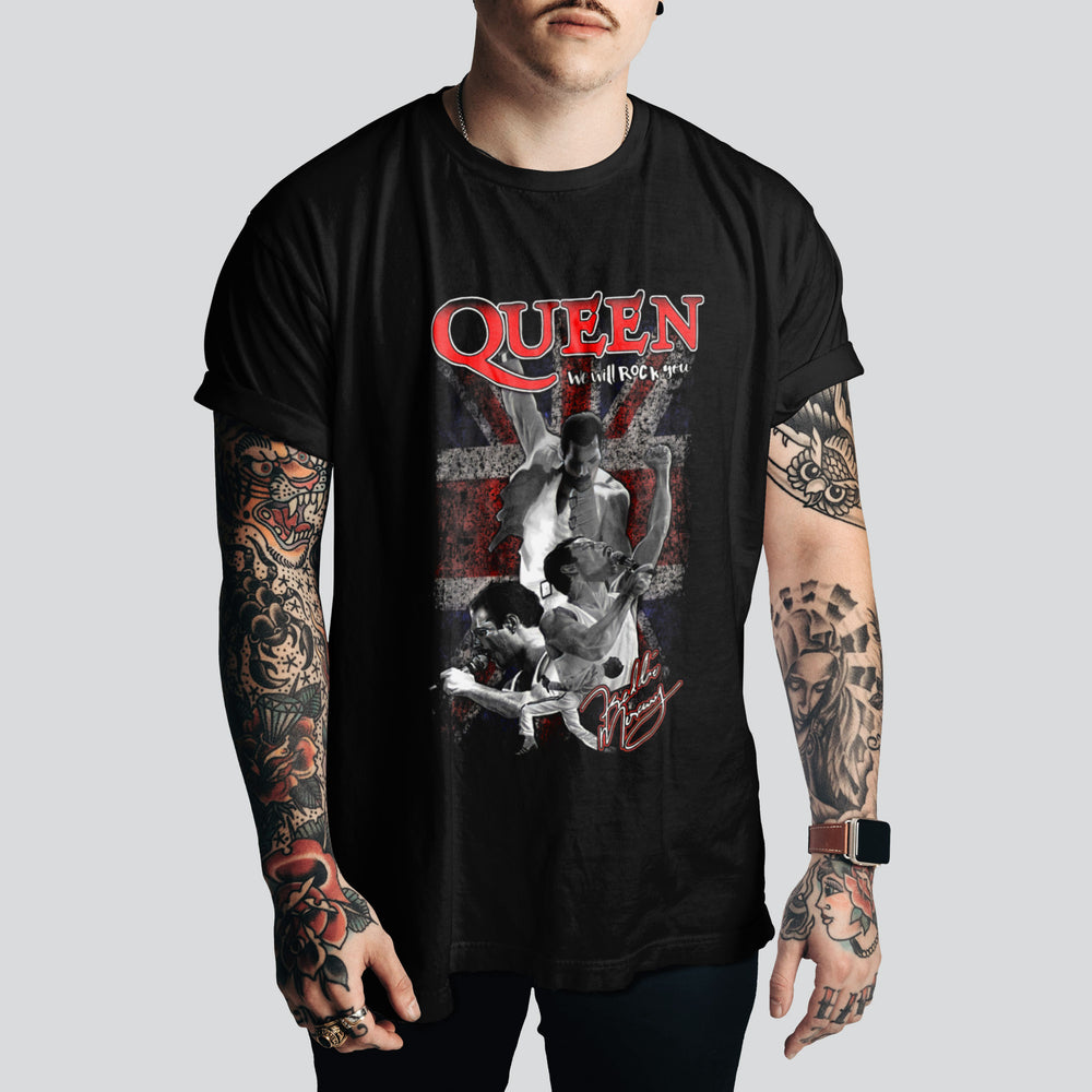 Freddy Mercury Retro T-Shirt – Classic Queen Fan Edition