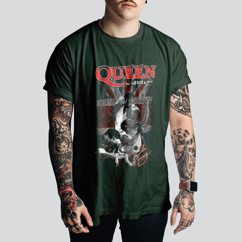 Freddy Mercury Retro T-Shirt – Classic Queen Fan Edition