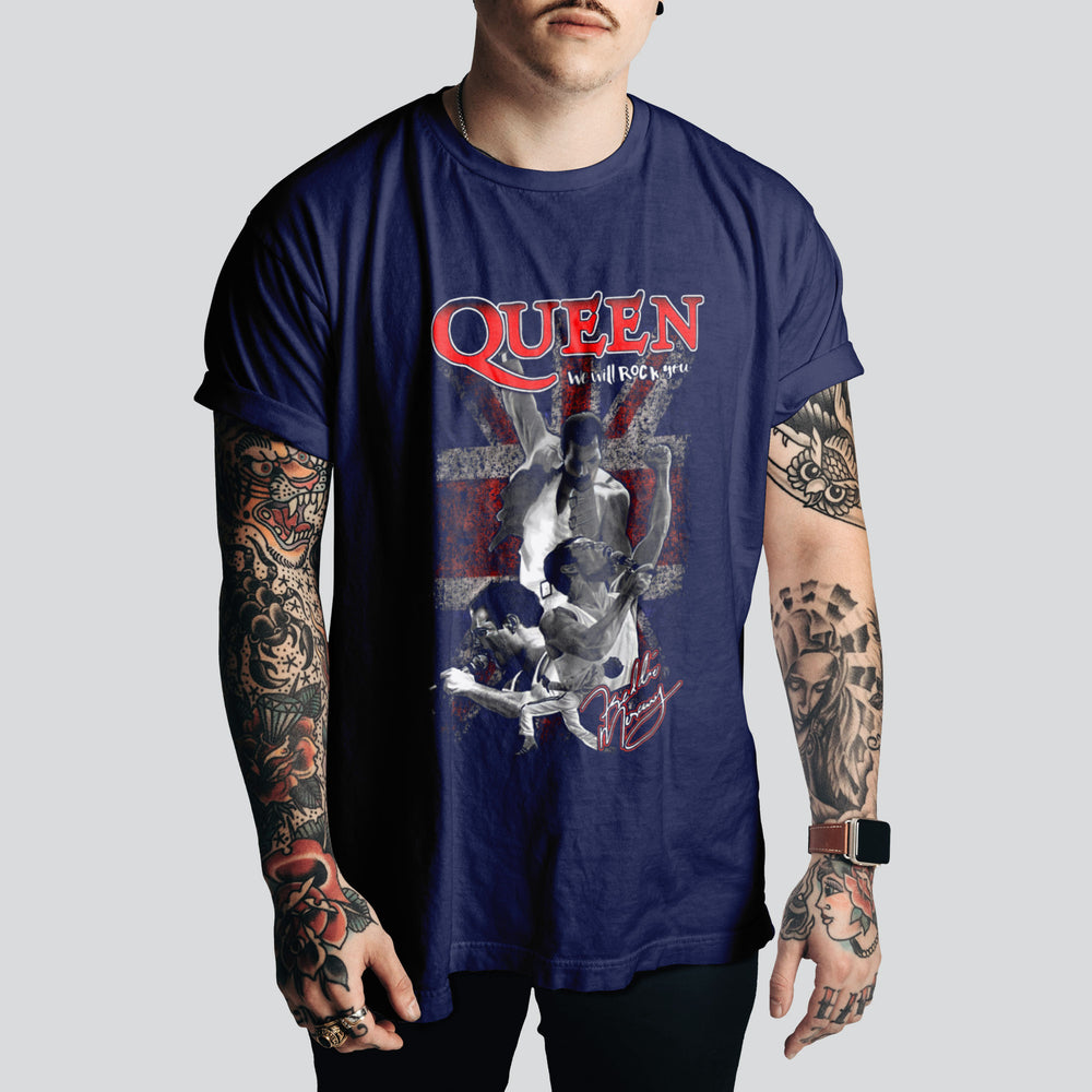 Freddy Mercury Retro T-Shirt – Classic Queen Fan Edition