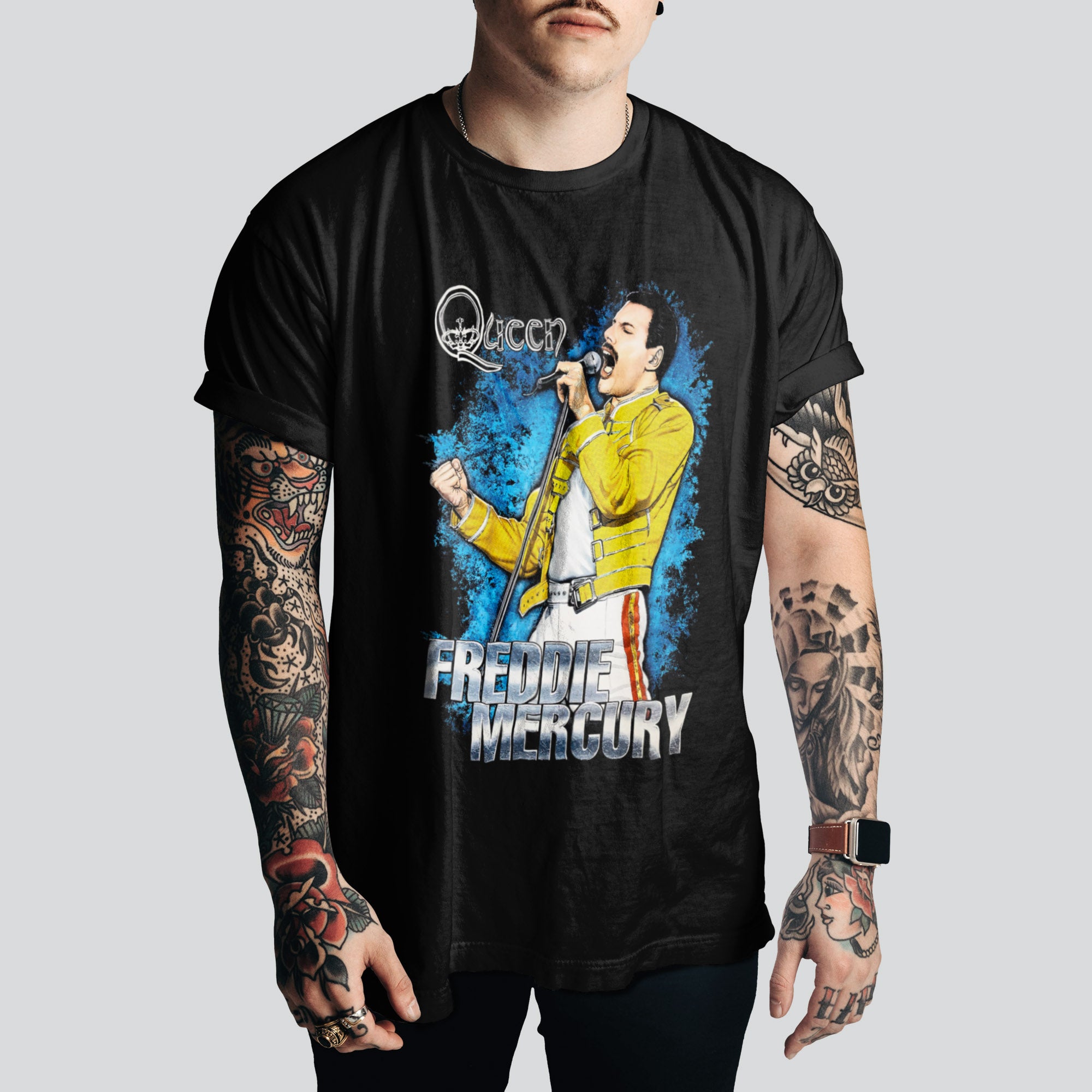 Freddy Mercury Vintage Tee – Queen Icon Shirt