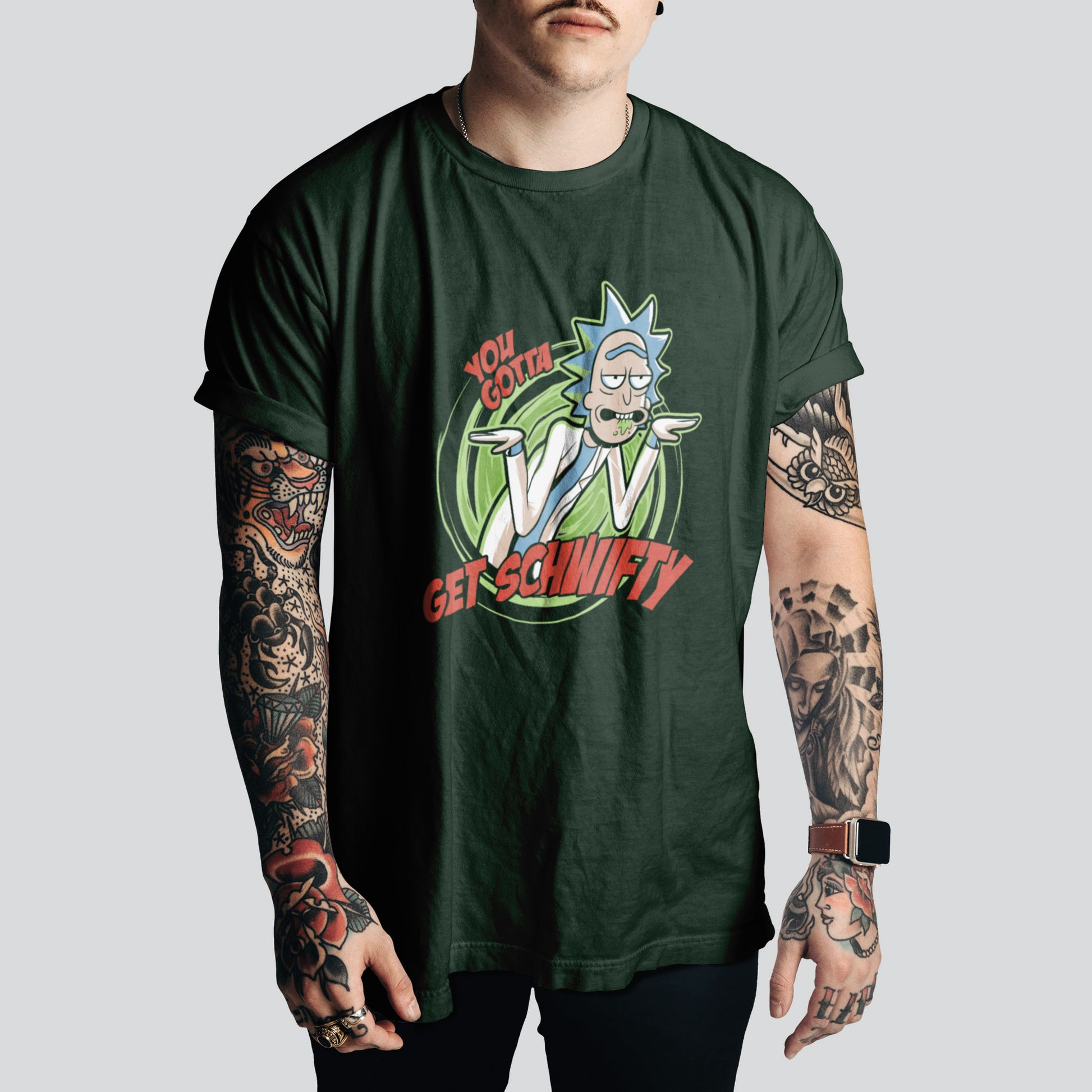 Rick sanchez Retro Cartoon T-Shirt | 80s & 90s Nostalgia Apparel