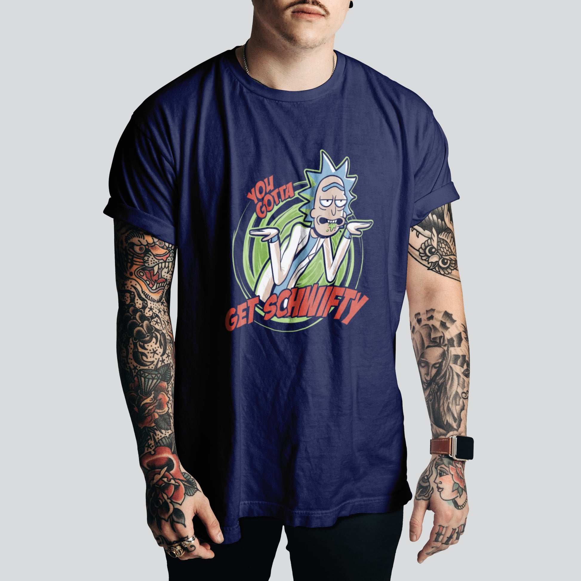 Rick sanchez Retro Cartoon T-Shirt | 80s & 90s Nostalgia Apparel