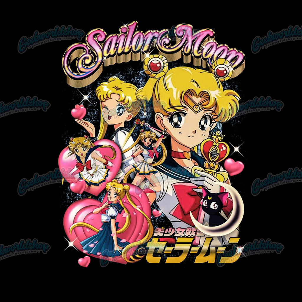 Sailor Moon | Vintage Cartoon T-Shirt | Nostalgic 80s & 90s TV Show Tee