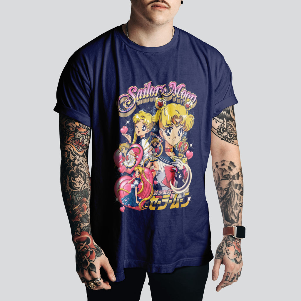 Sailor Moon | Vintage Cartoon T-Shirt | Nostalgic 80s & 90s TV Show Tee