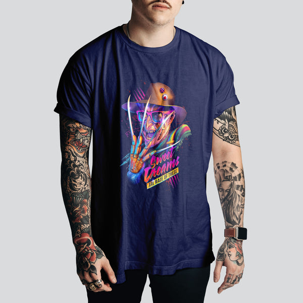 Freddy Krueger T-Shirt – Vintage 80s Horror Slasher Tee