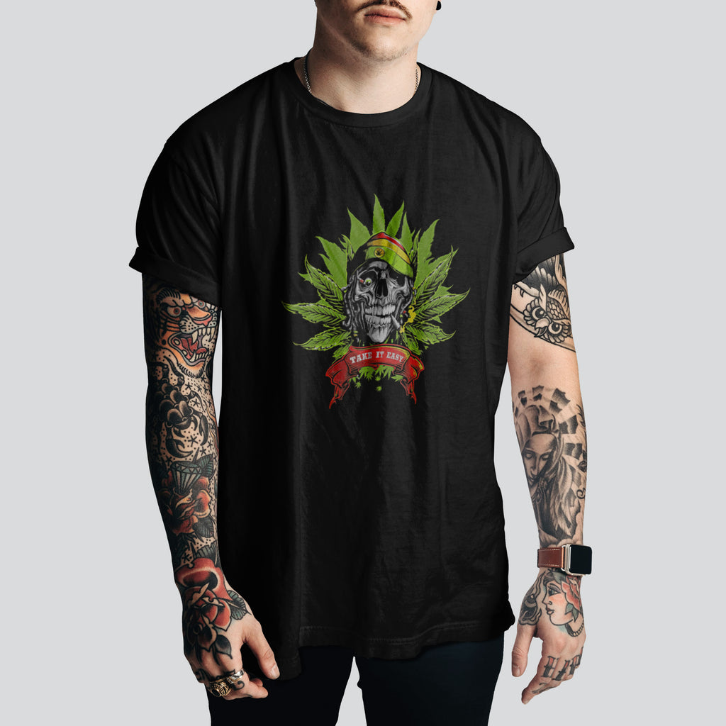 Take it easy - Kannabis  Pop Culture T-Shirt | Iconic Graphic Tee for Fans