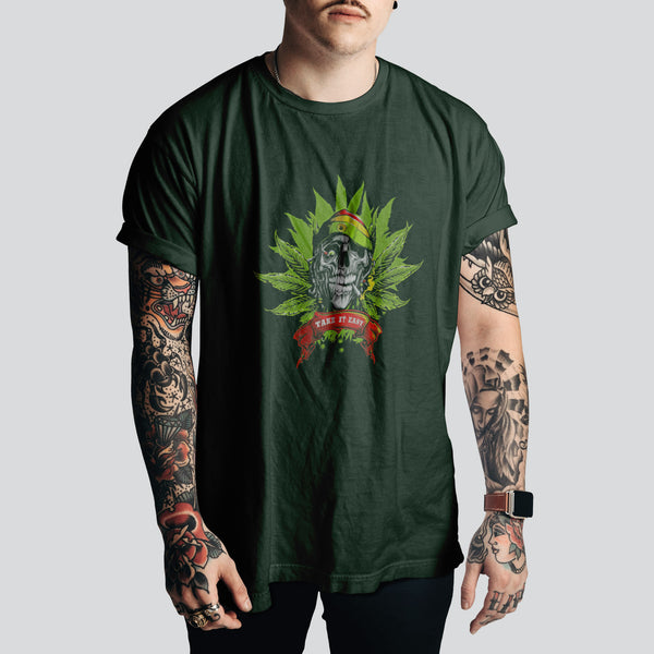 Take it easy - Kannabis  Pop Culture T-Shirt | Iconic Graphic Tee for Fans