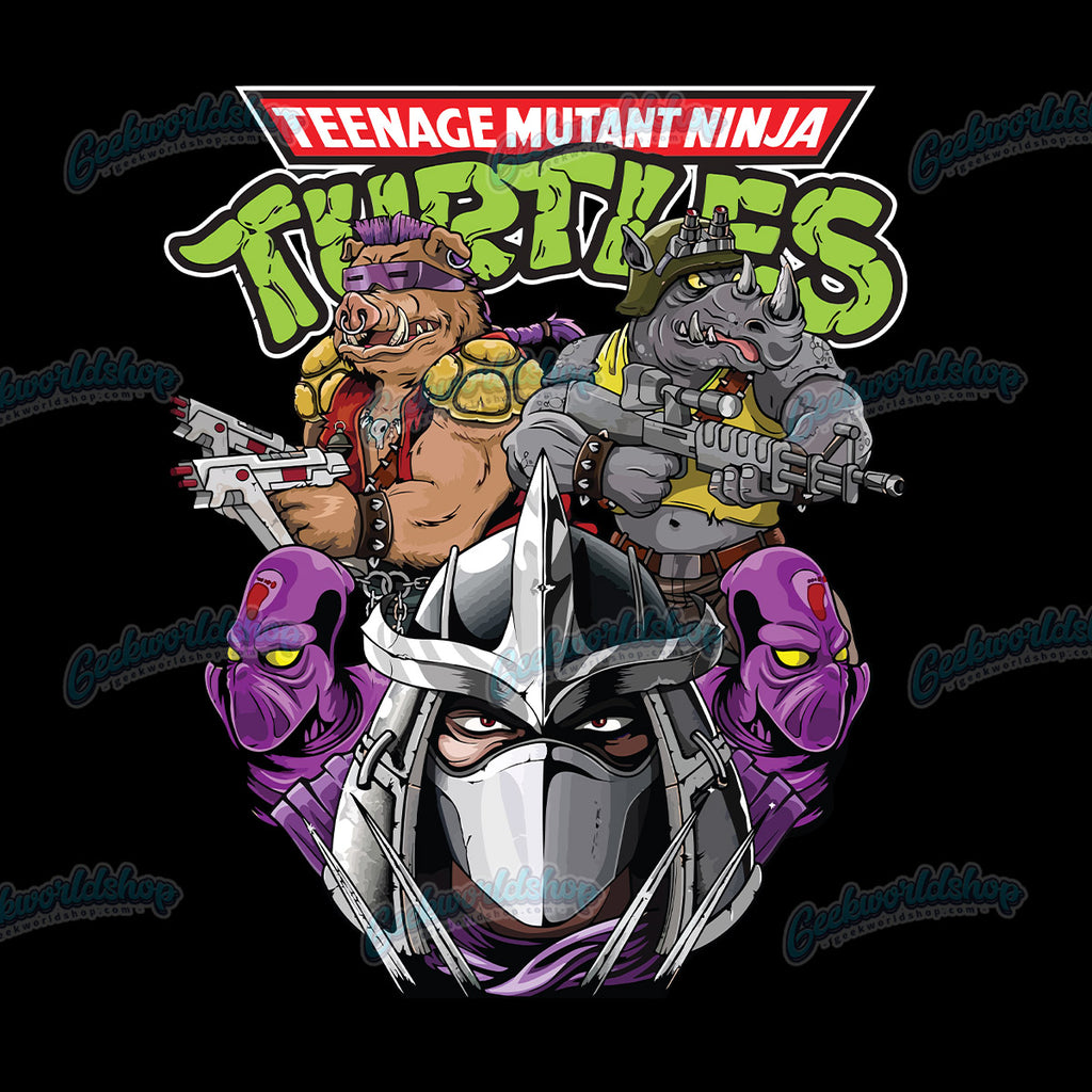 TMNT Villains Retro Cartoon T-Shirt | 80s & 90s Nostalgia Apparel