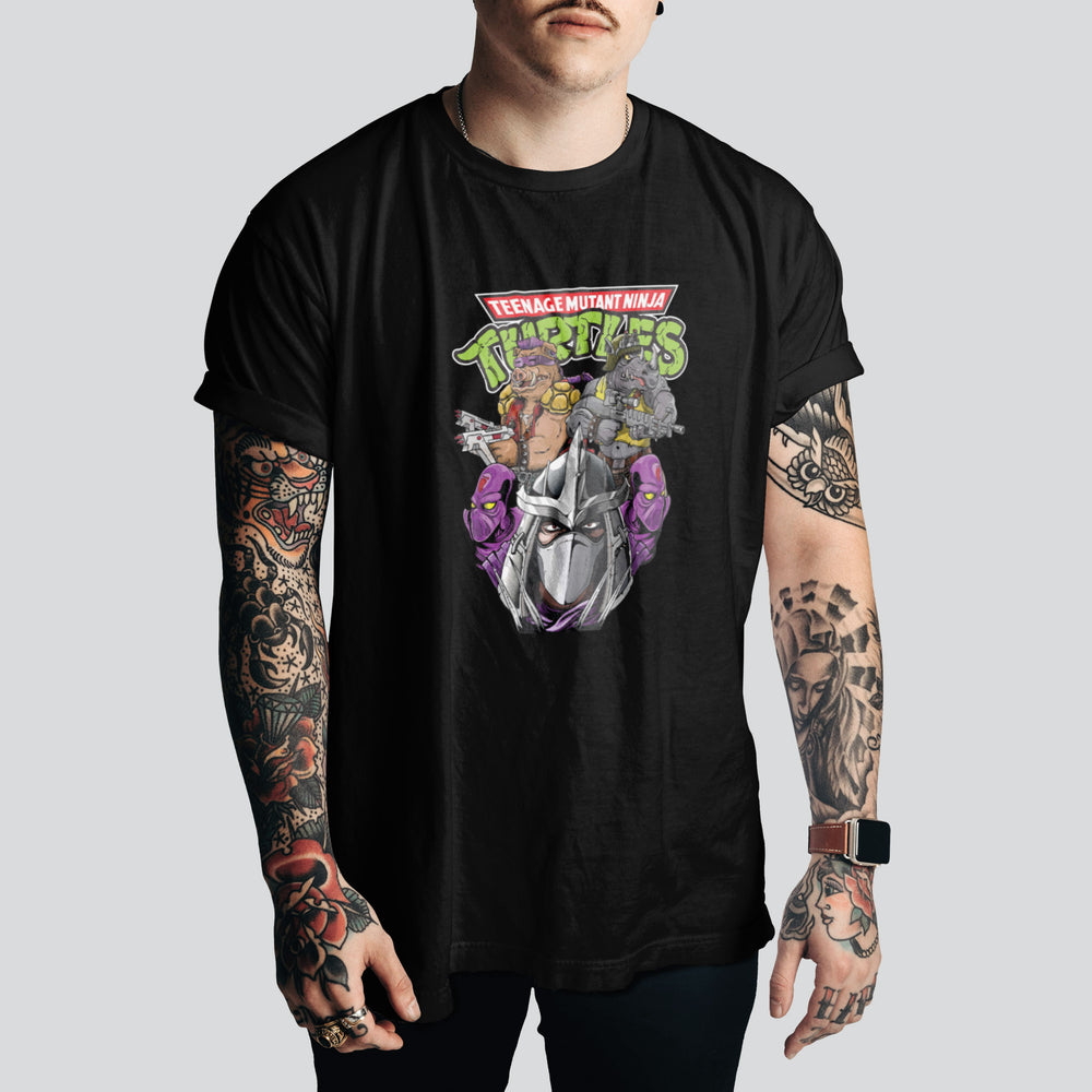 TMNT Villains Retro Cartoon T-Shirt | 80s & 90s Nostalgia Apparel